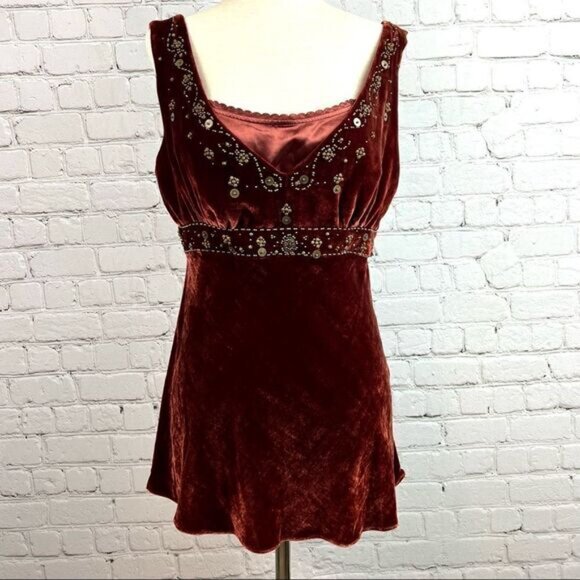 Reba 2 Piece Set: Wine Colored Velvet Sequin Top & Jacket Set Sz 6/8 - Picture 5 of 16